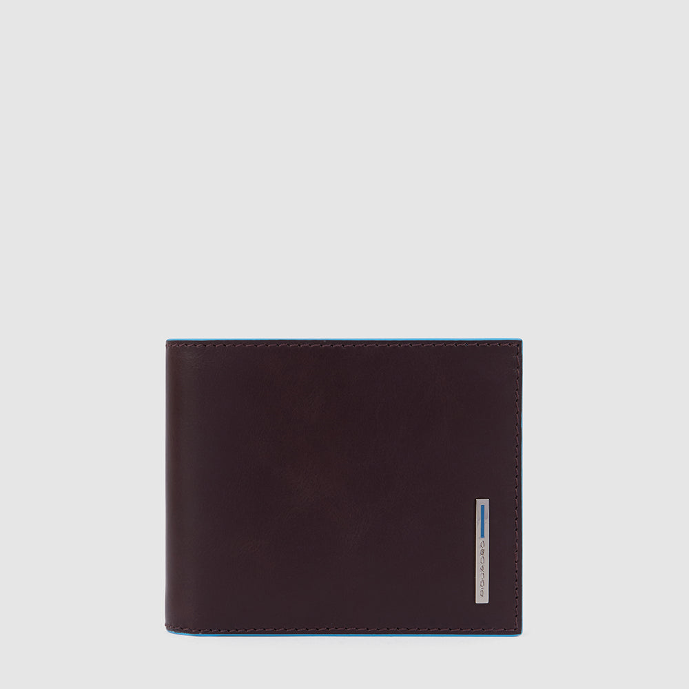 Piquadro Blue Square Herren Geldbörse Leder Schwarz RFID