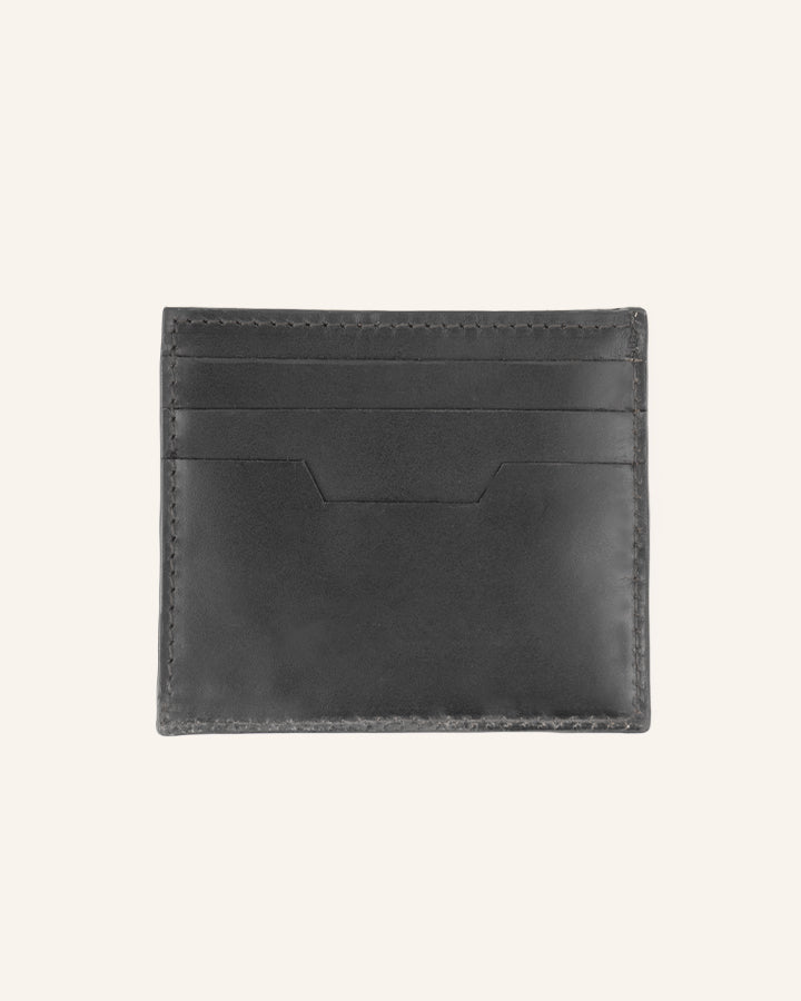 Buckle & Seam Sterling Card Holder Leder Braun 6 Karten