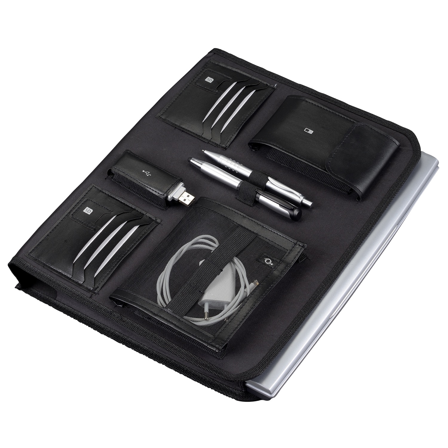 Lightpak Venture Attaché Laptopkoffer schwarz