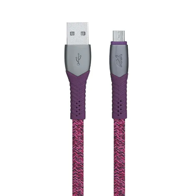 RIVACASE RIVAPOWER PS6100 Micro USB Kabel 1,2m Rot Nylon