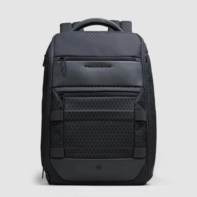 Piquadro Rover Rucksack 15,6 Zoll Laptop Modular Blau