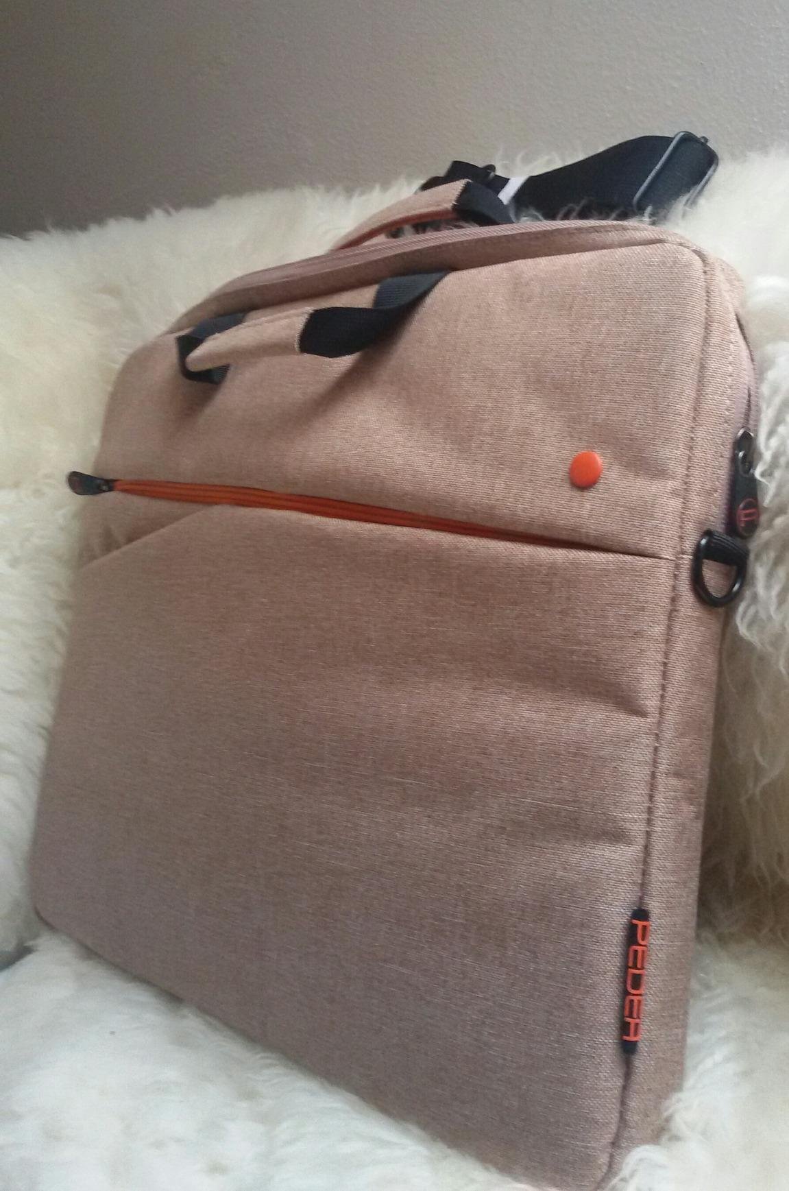 Pedea Fashion Laptoptasche 13,3 Zoll Grau/Orange Umhängetasche