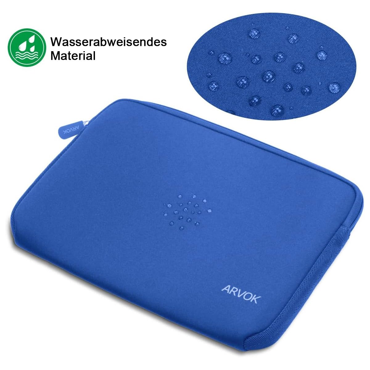 Arvok Basic Laptop Sleeve 17 Zoll Neopren Schwarz wasserdicht