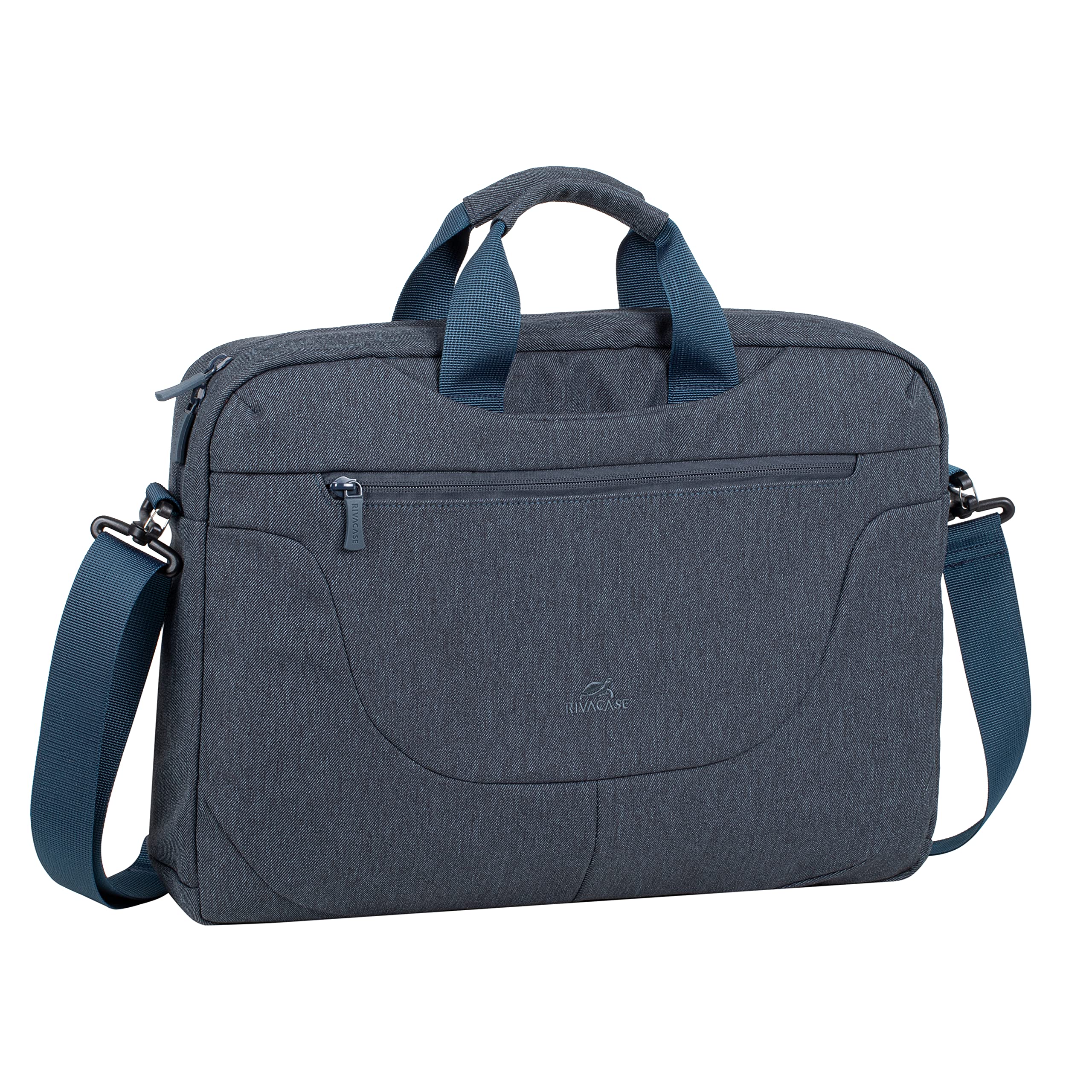 RIVACASE Tiergarten Laptoptasche 15,6 Zoll Dunkelgrau