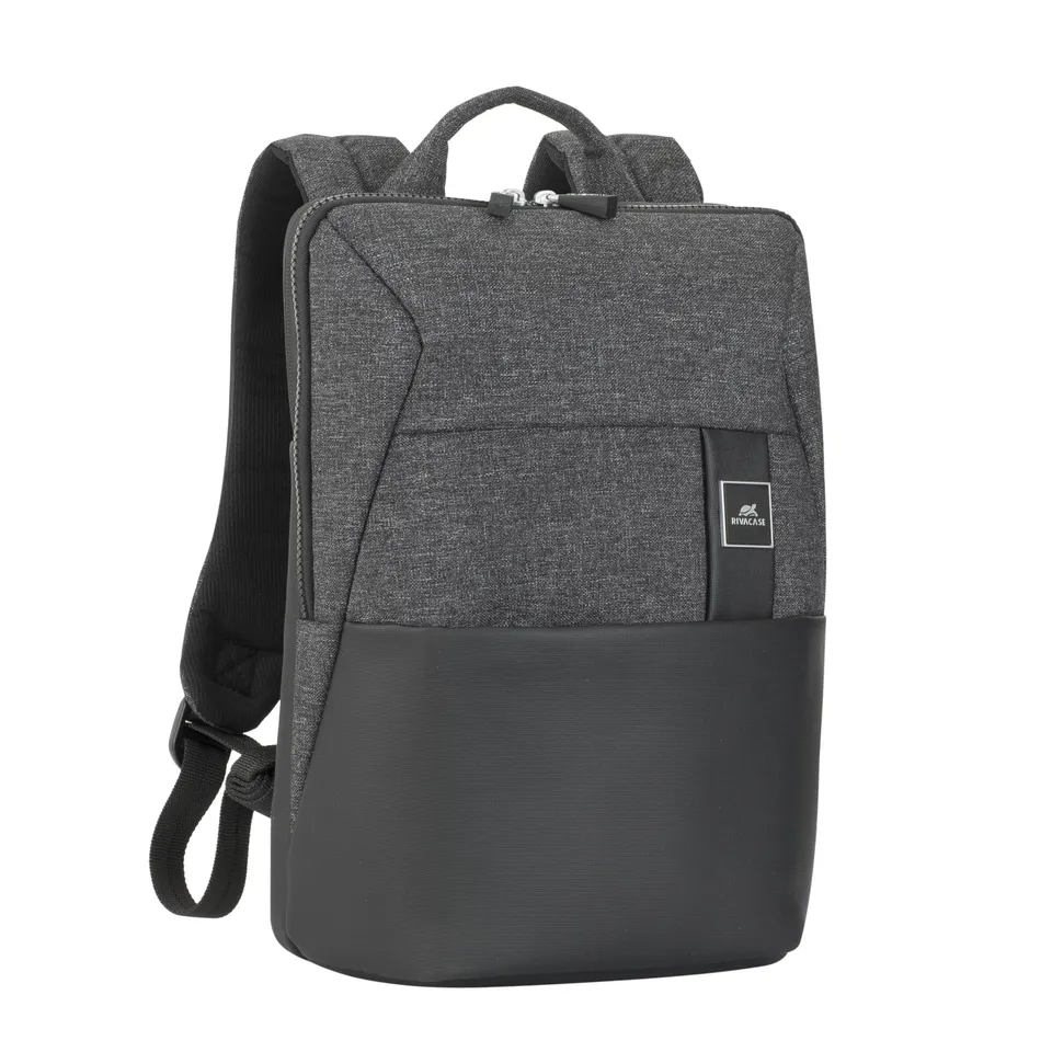 RIVACASE Lantau Laptoprucksack 13,3 Zoll Grau-Schwarz RPET