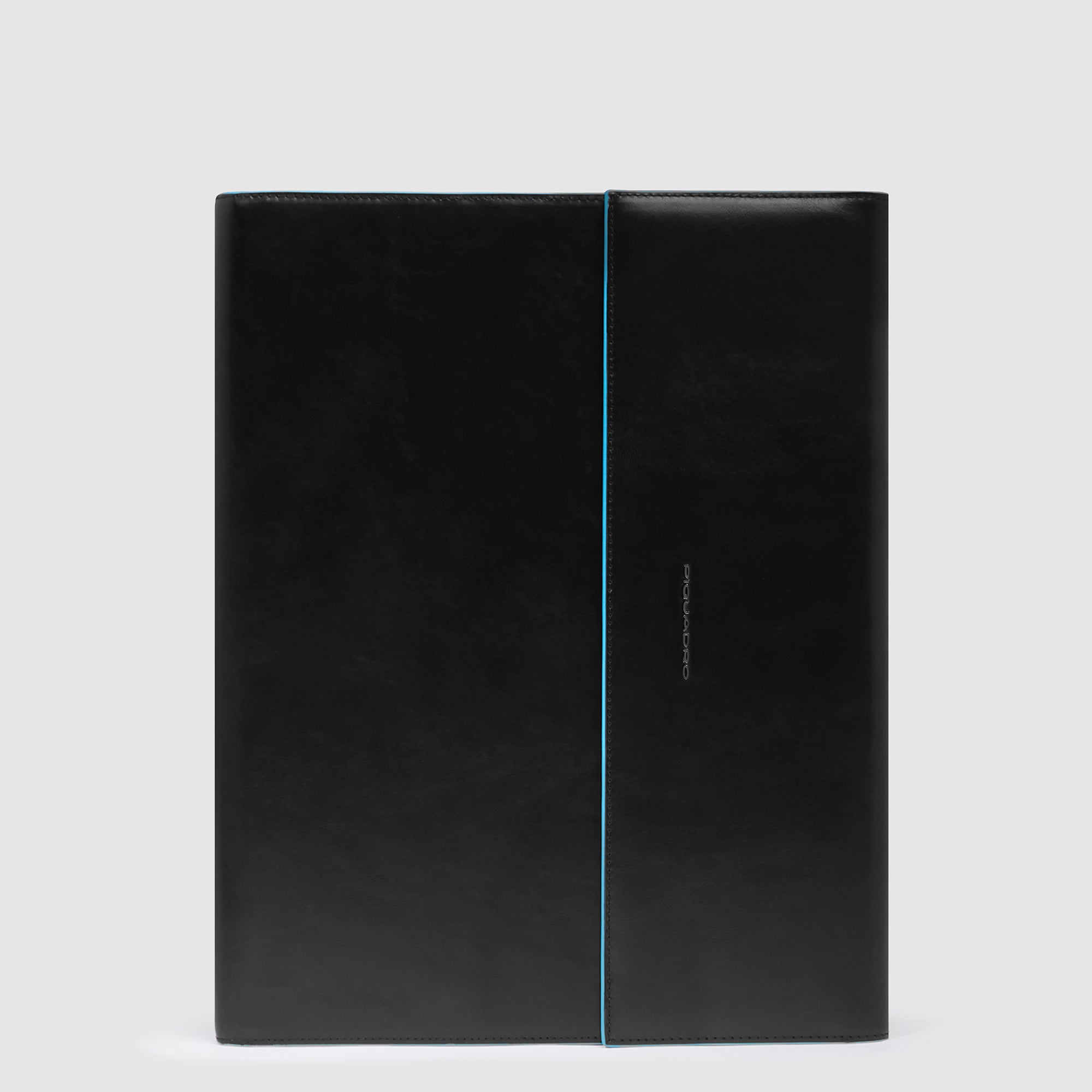 Piquadro Brief Portablocco A4 Leder Schreibmappe schwarz