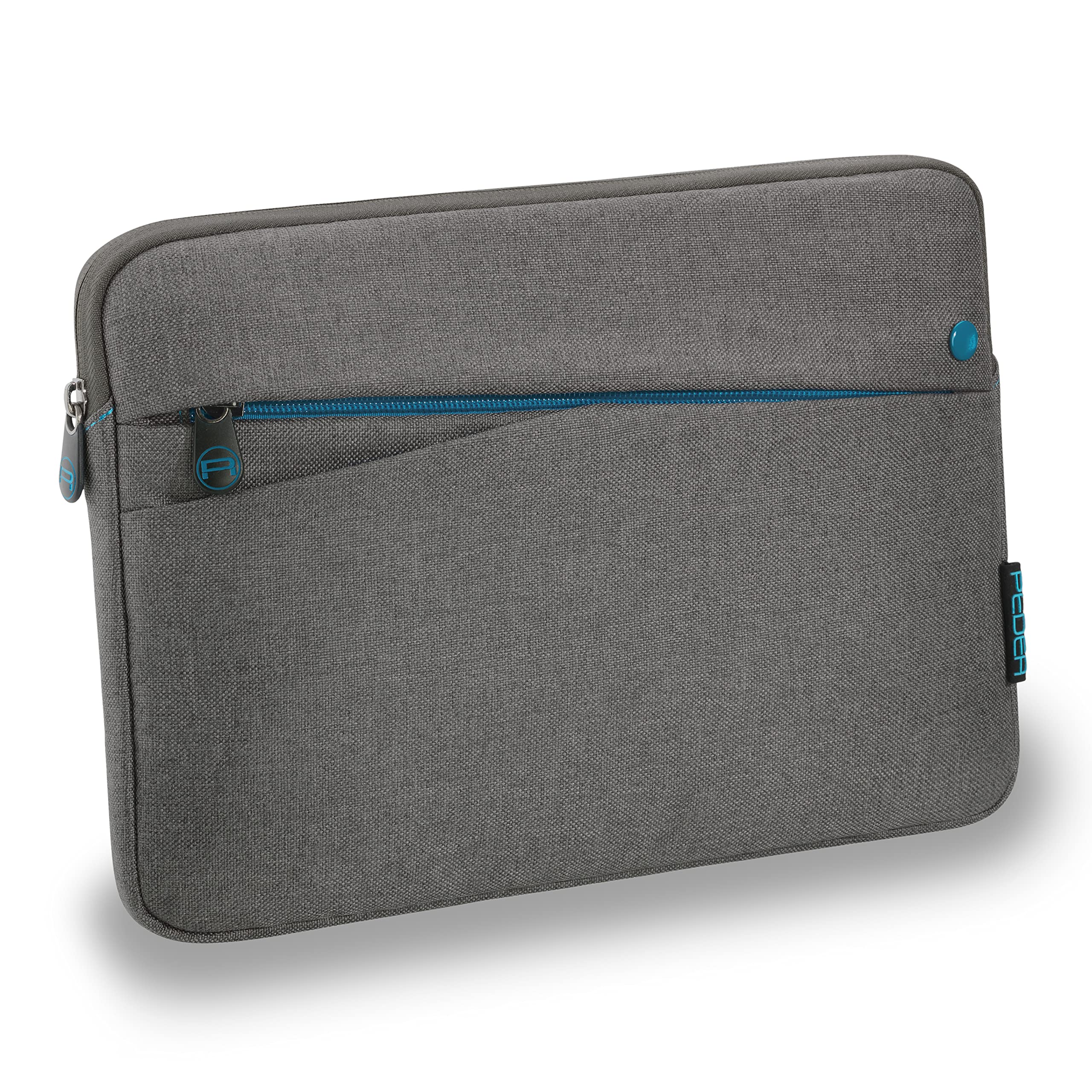Pedea Tablet 9-11 Zoll Tasche Sleeve grau mit Zubehörfach