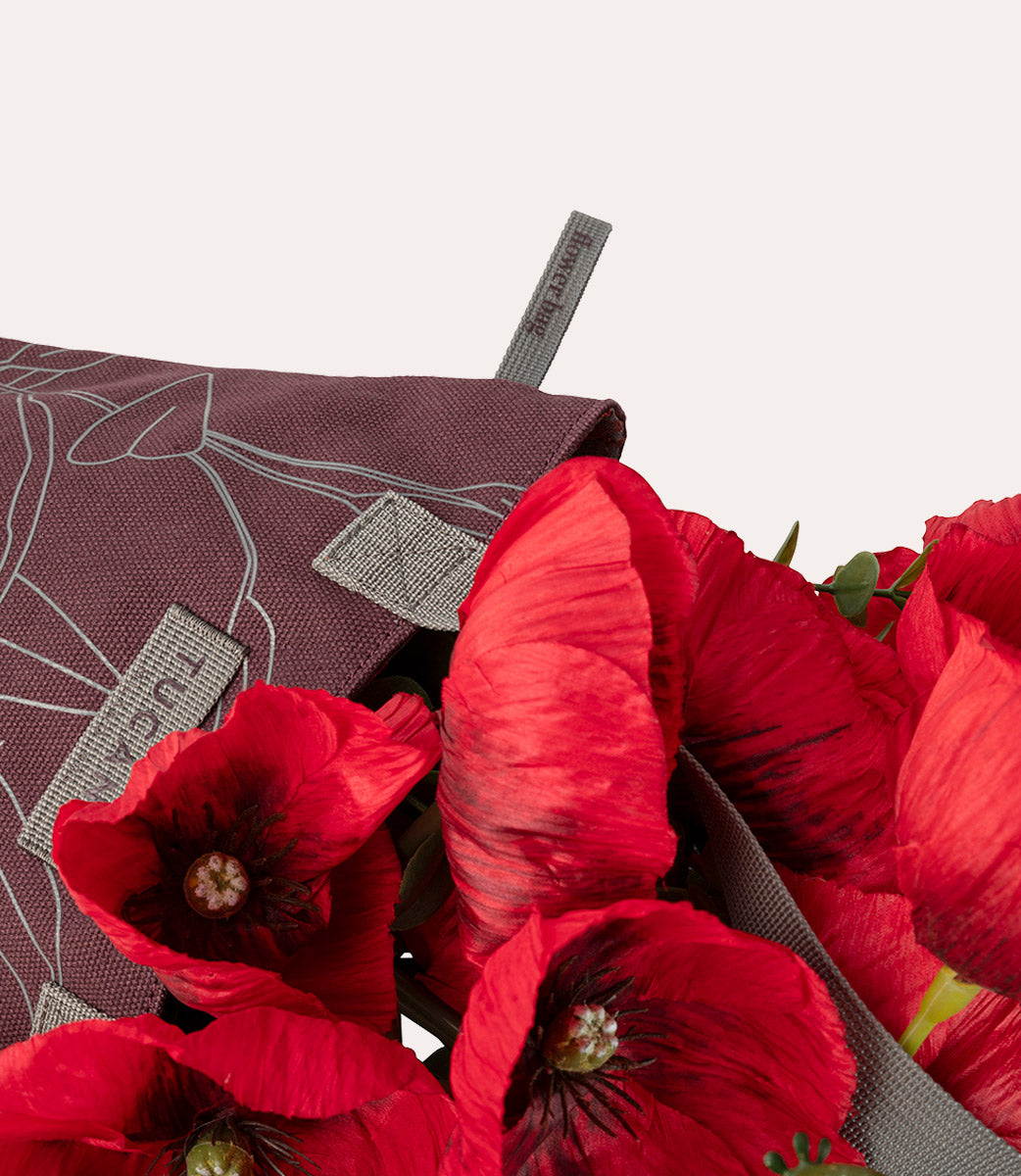 Tucano Flower Blumentasche Canvas elfenbein Geschenk