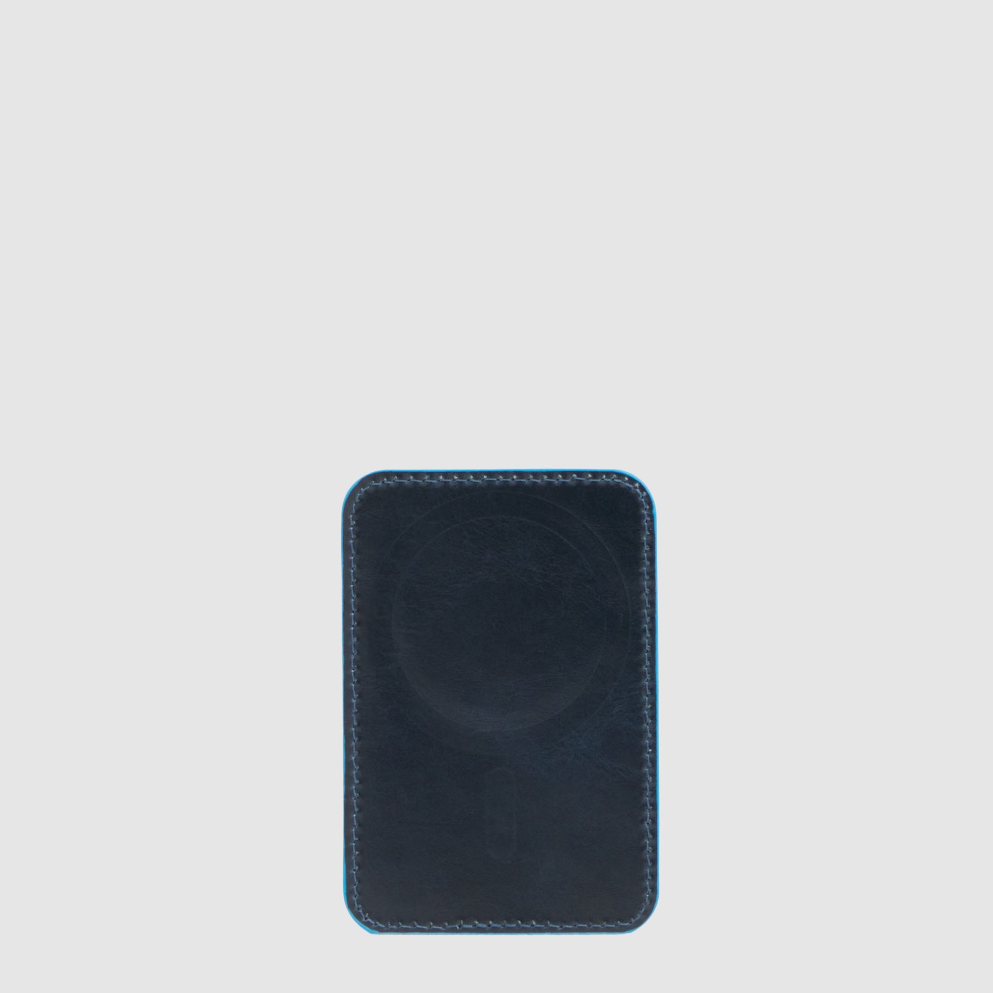 Piquadro BagMotic Kreditkartenetui Leder Blau MagSafe