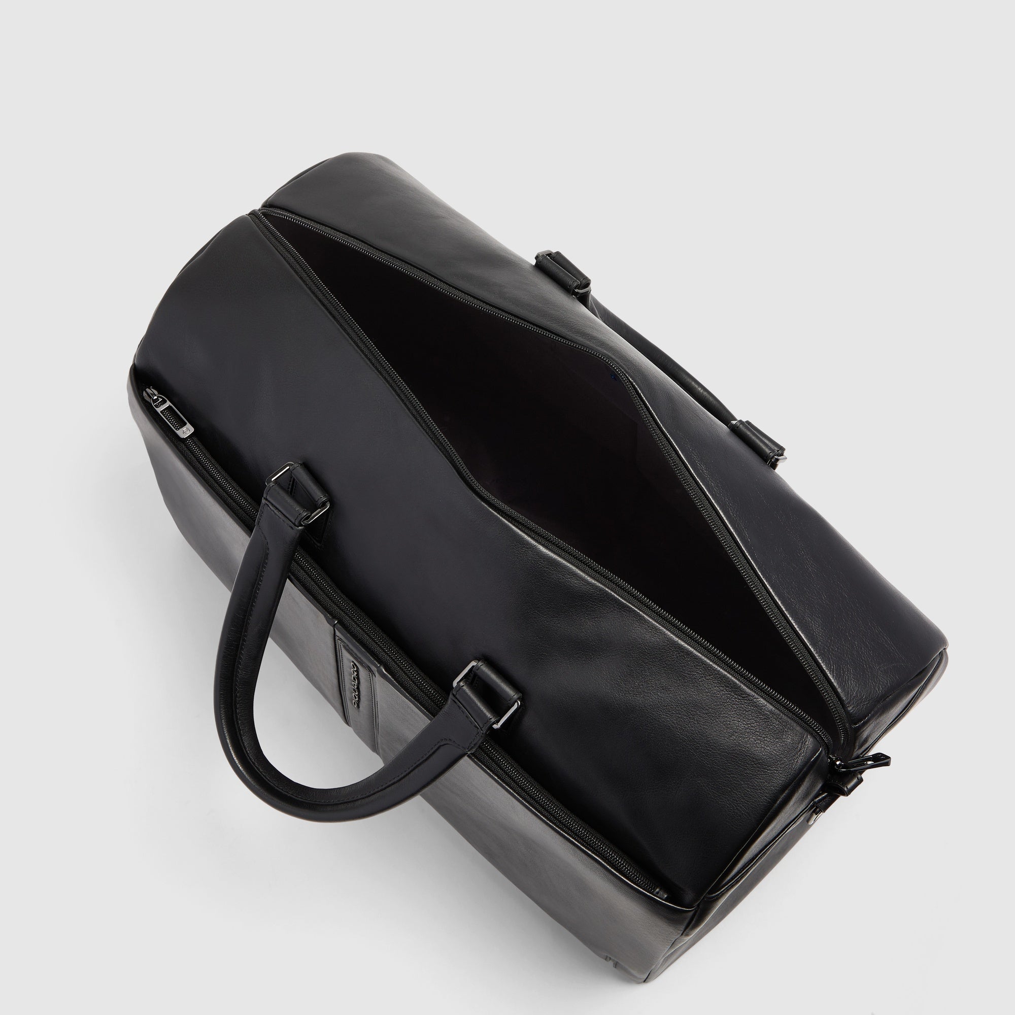 Piquadro Rover Reisetasche Weekender Leder Schwarz Herren
