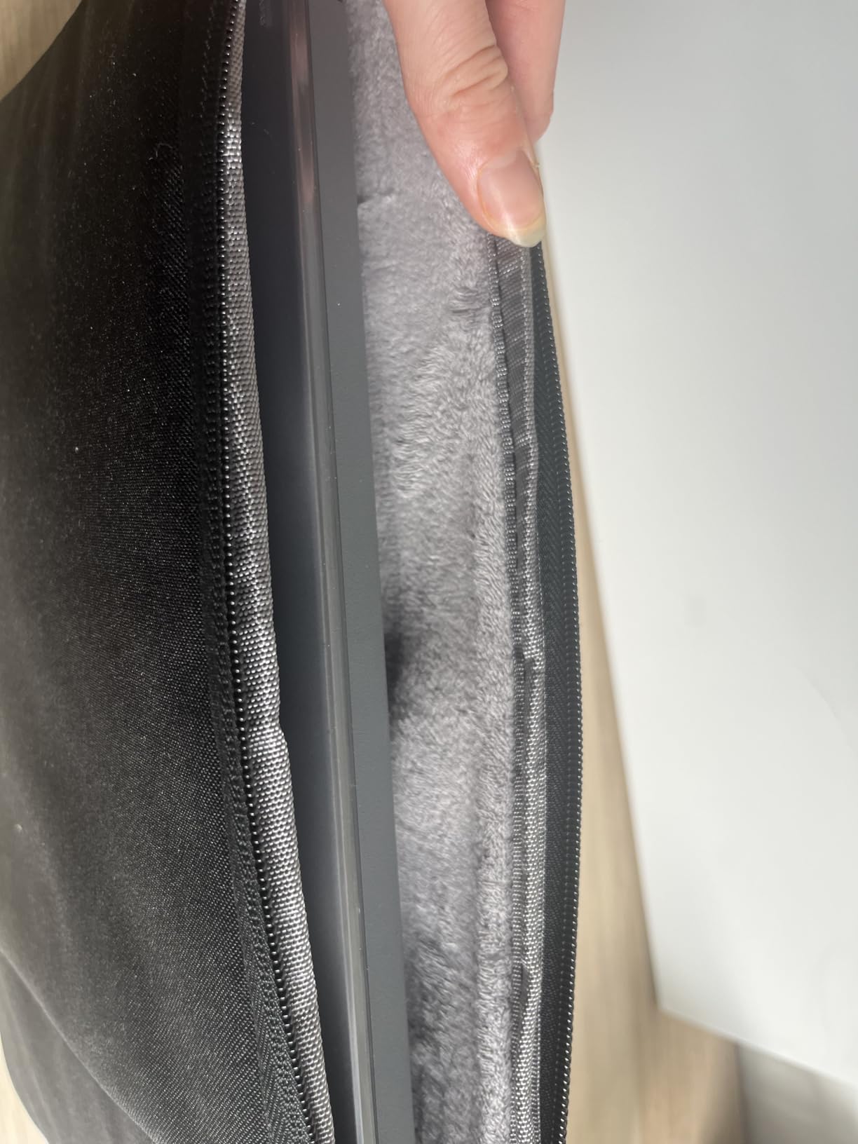ARVOK Basic Laptophülle 15-15,6 Zoll Schwarz wasserabweisend