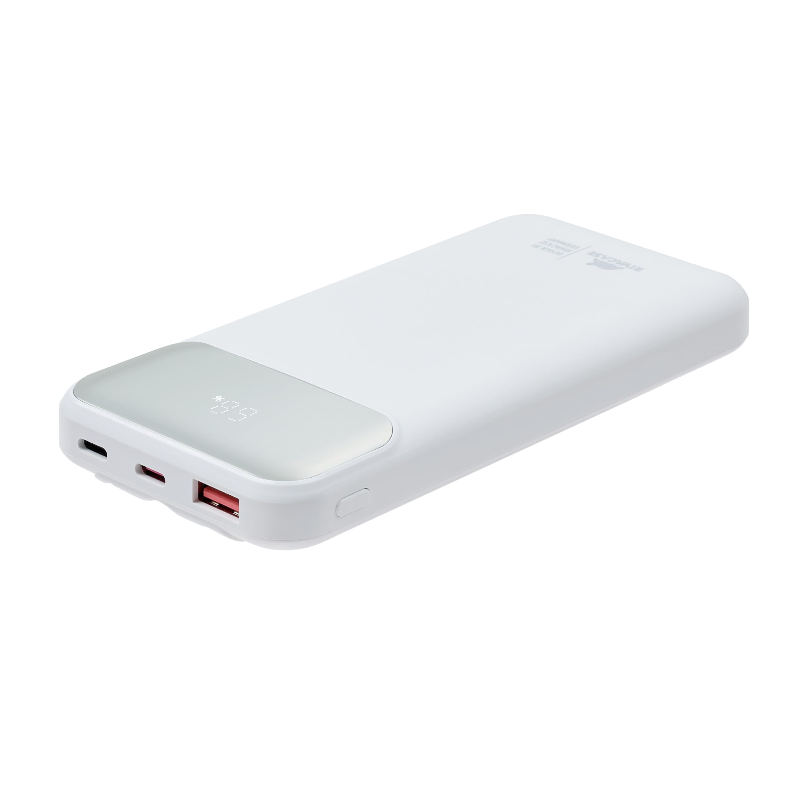 RIVACASE RIVAPOWER VA2211 Powerbank 10000 mAh Weiß Kabel
