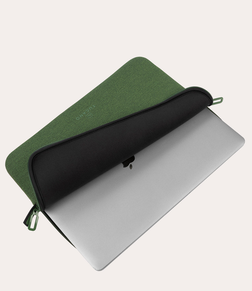 Tucano Mélange Second Skin Laptop Hülle 15,6 Zoll Schwarz Neopren