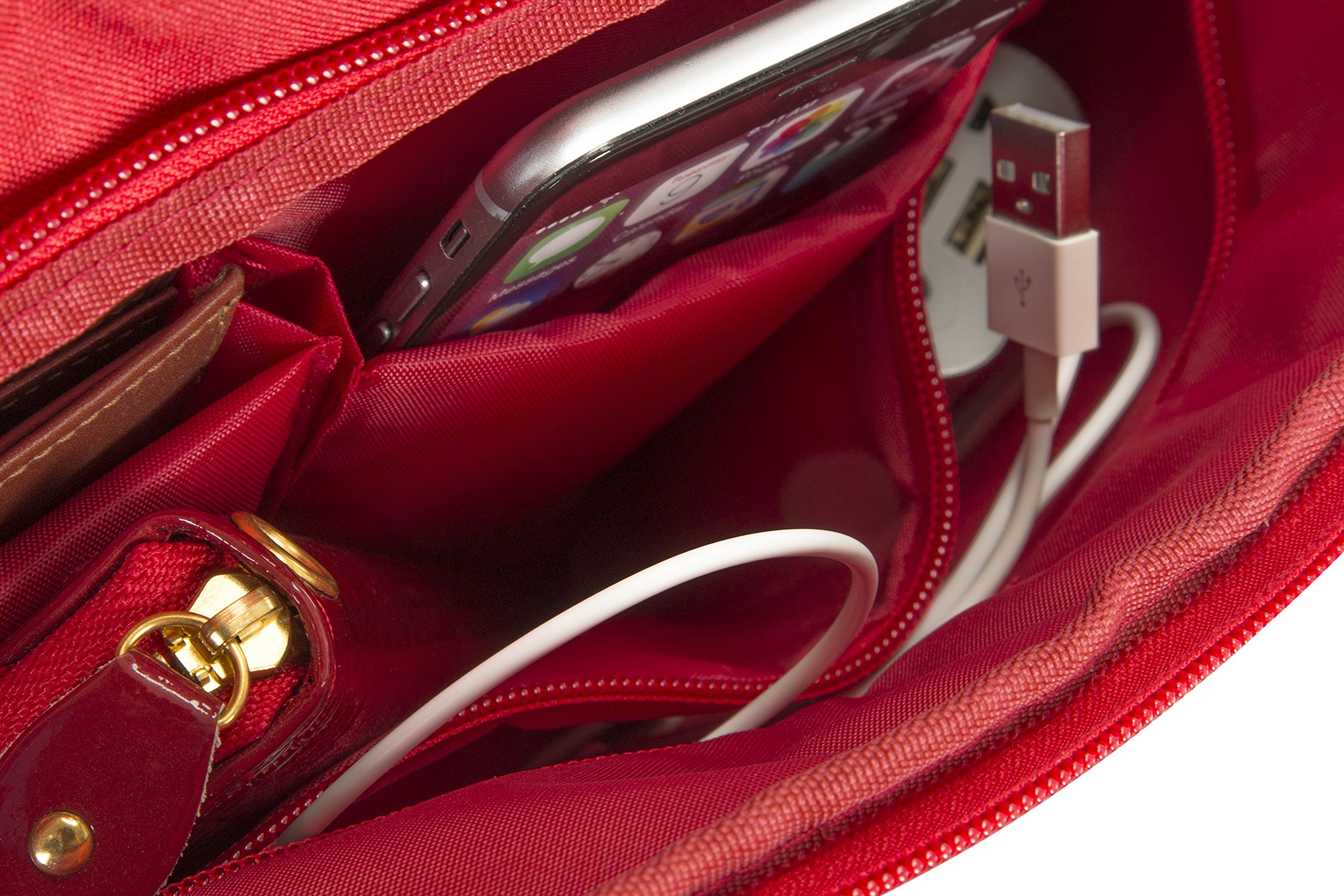 RIVACASE Prater Laptoptasche 15,6 Zoll Rot wasserabweisend