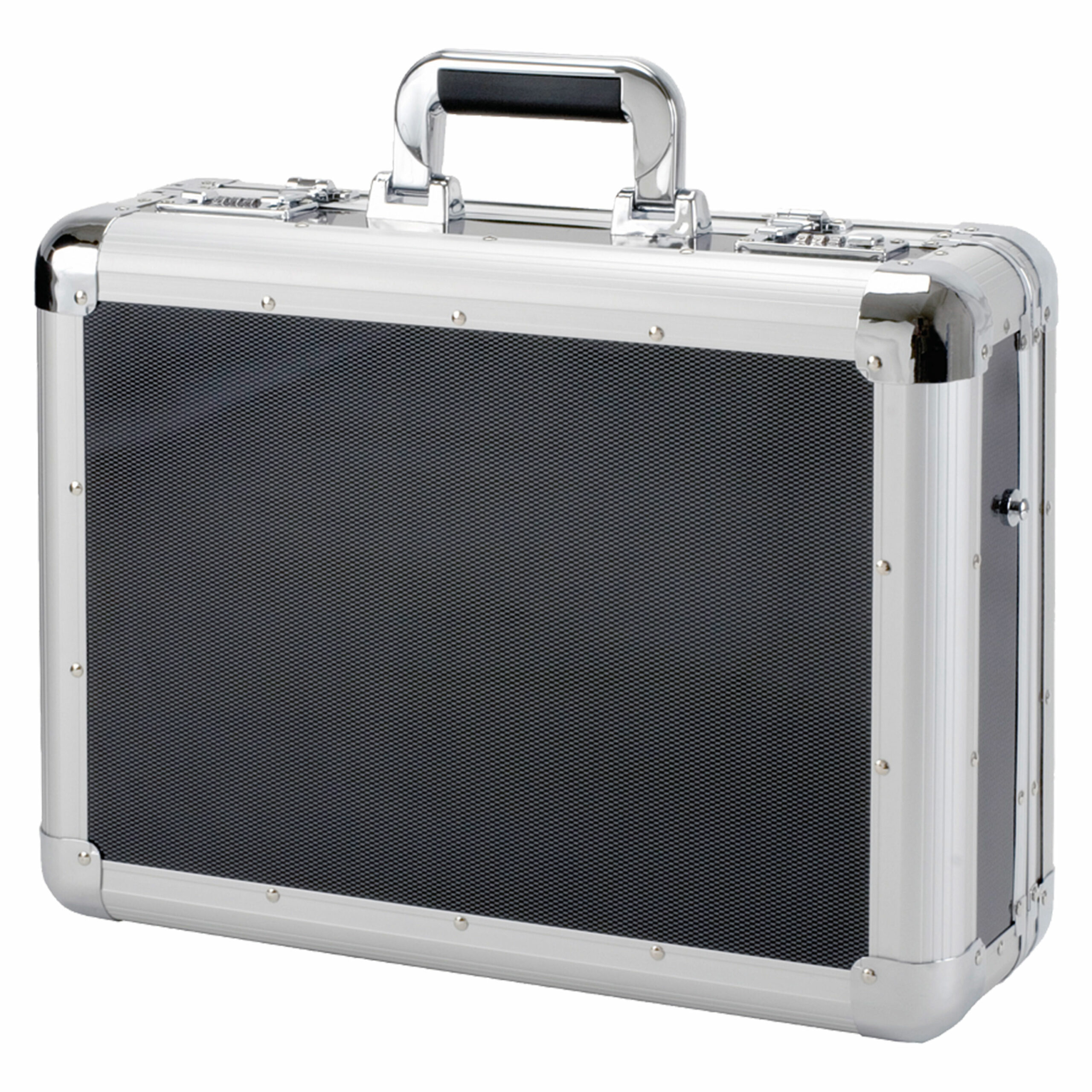Lightpak C-1 Laptop Attachékoffer 17 Zoll silber-carbon