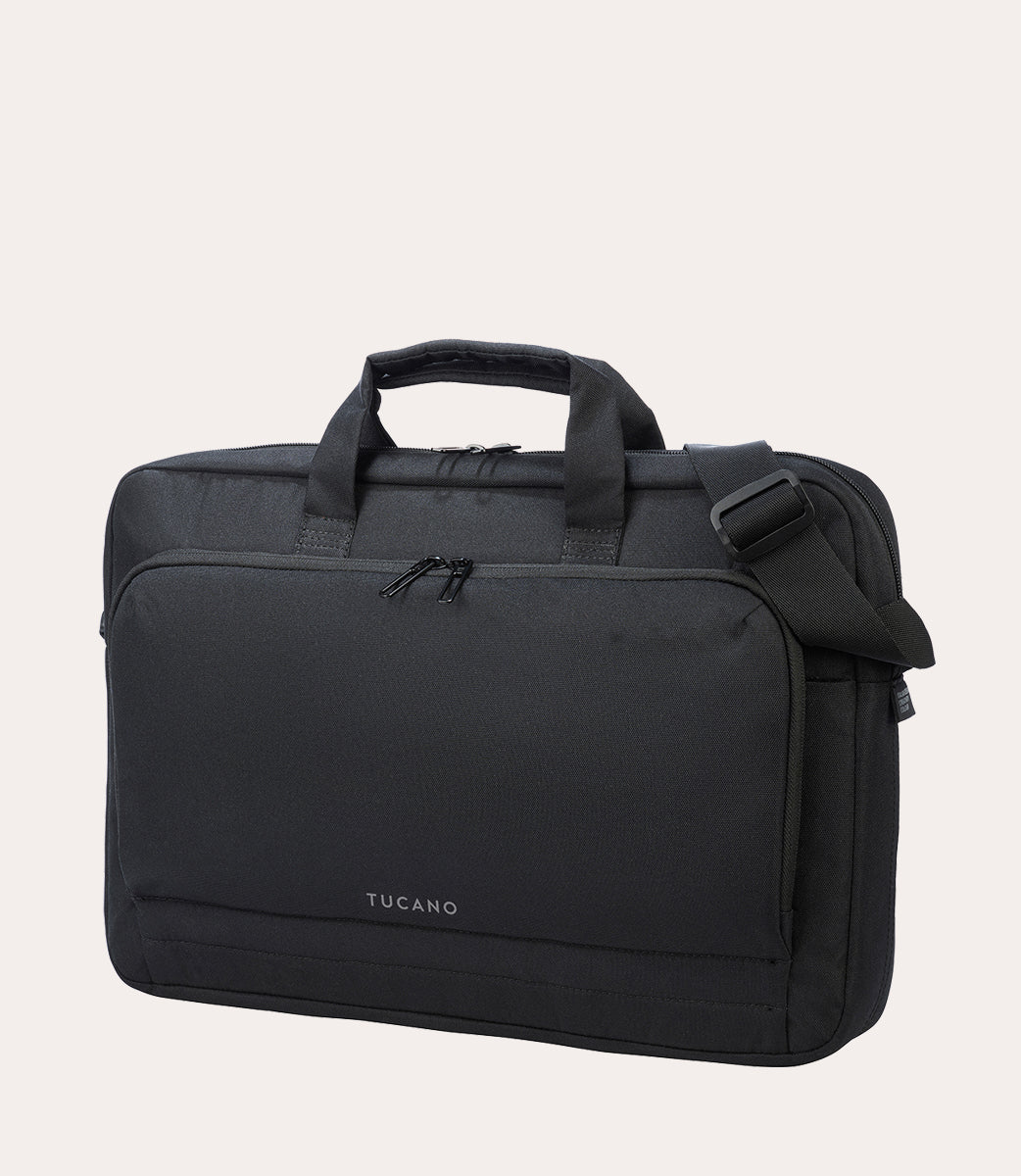Tucano Star 17 Zoll Laptop Tasche Schwarz recycelt