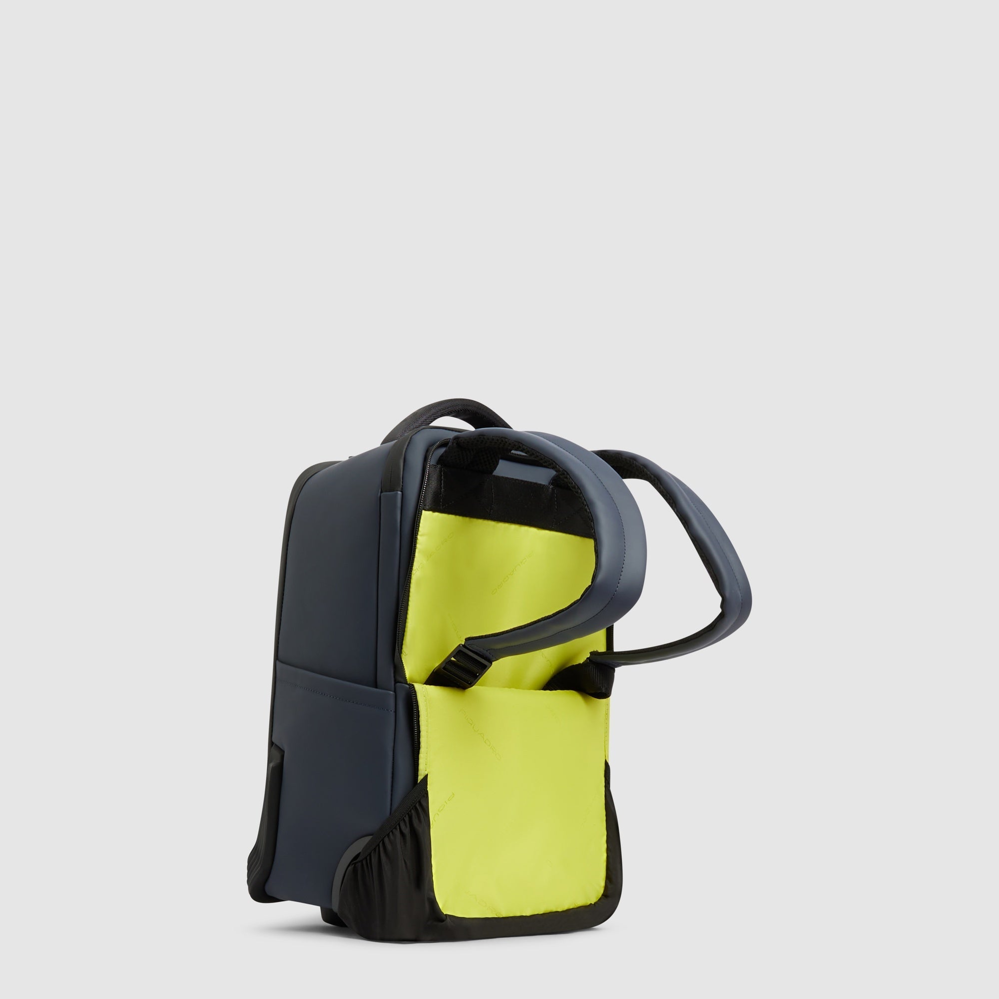 Piquadro PQ-Light Cabin Rucksack Trolley blau wasserabweisend
