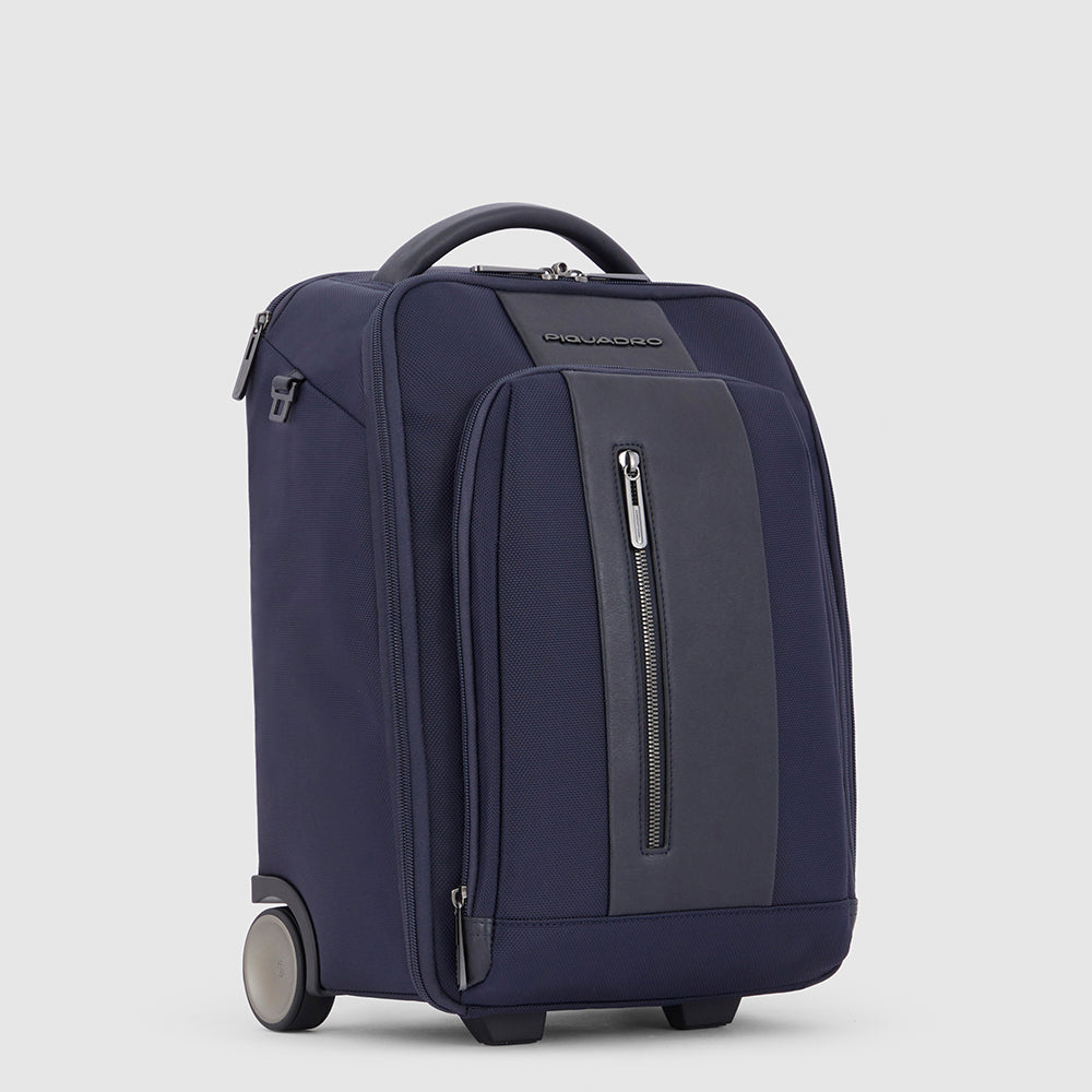 Piquadro PQ-Light Rucksack-Trolley 15,6 Zoll Schwarz