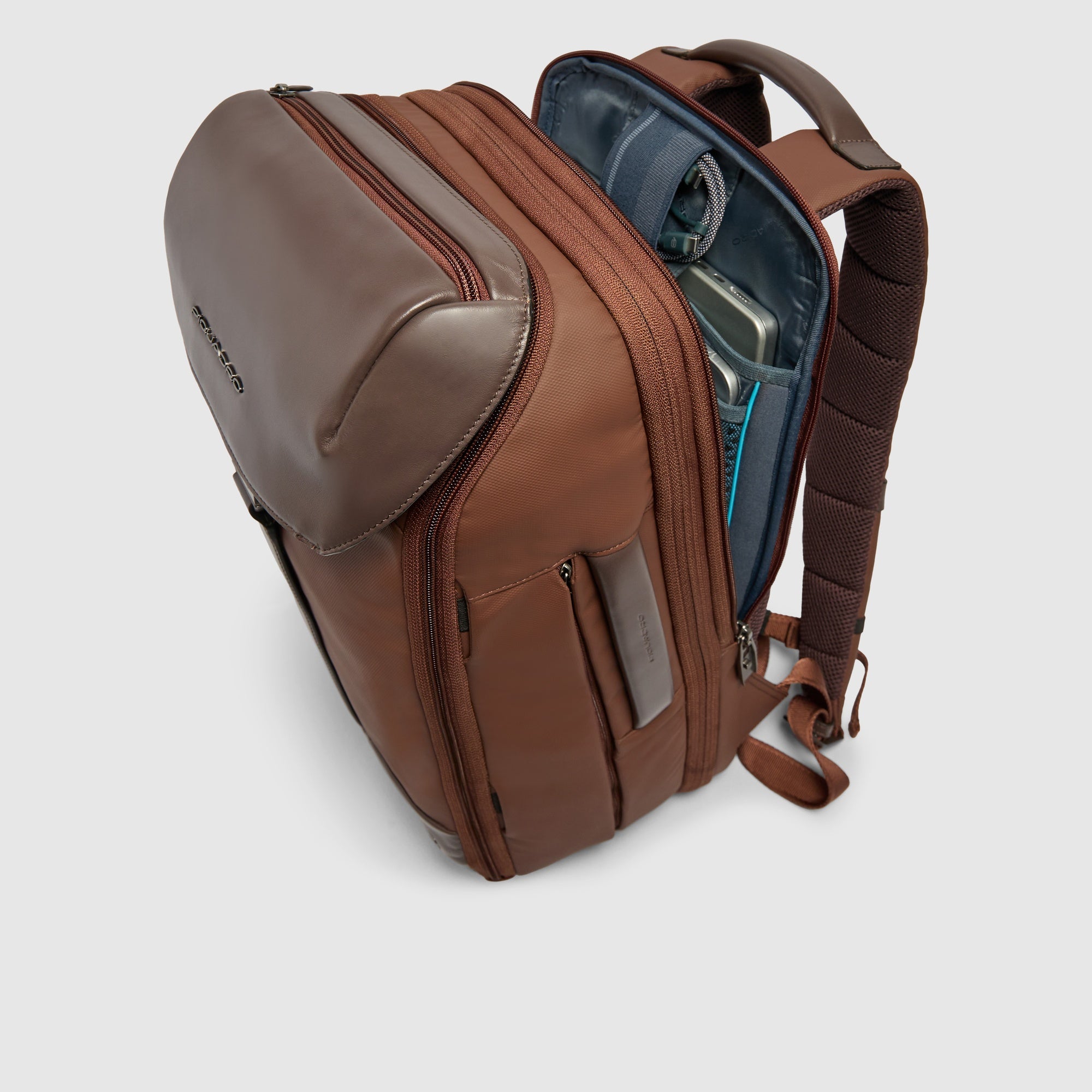 Piquadro Rover PQ6 Laptop-Rucksack 15,6 Zoll Schwarz