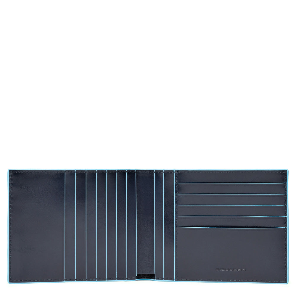 Piquadro Black Square Geldbörse Herren Leder RFID Braun