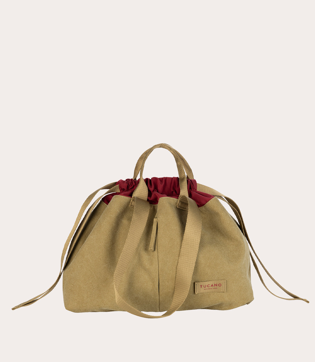 Tucano Carry Shopper Medium Tasche 21L Beige Canvas