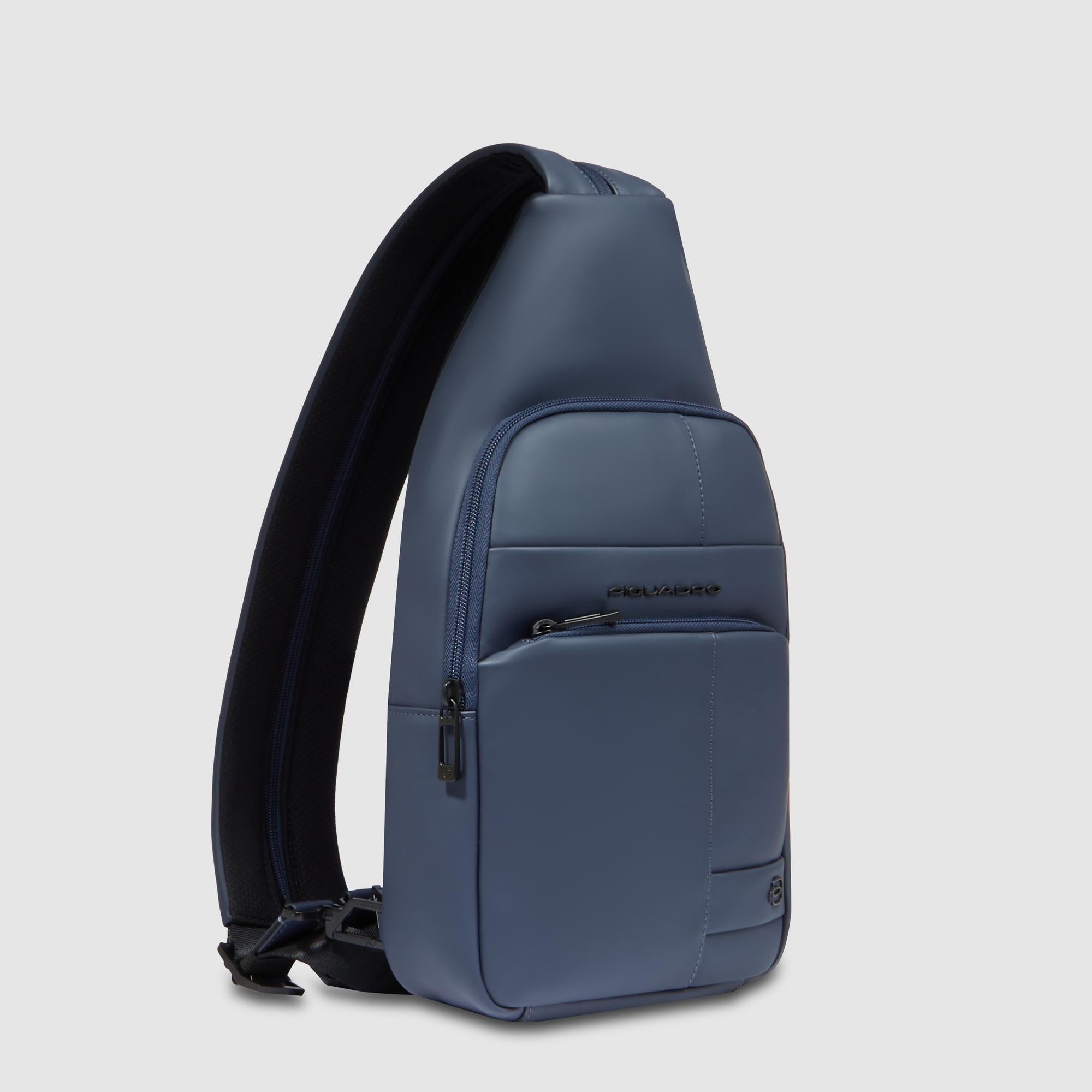 Piquadro Corner 2.0 Sling Bag Blau Wasserabweisend