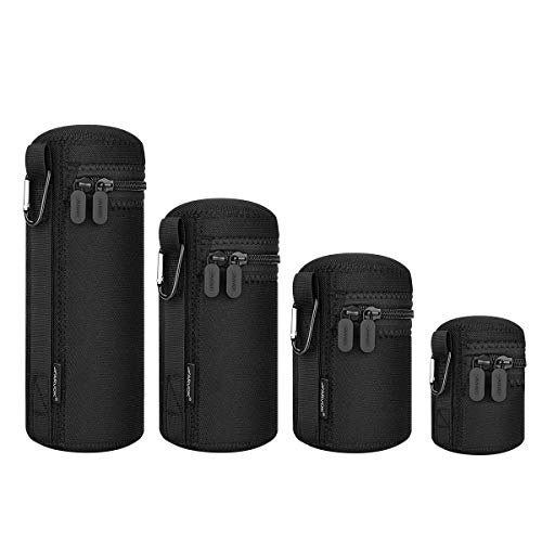 ARVOK Travel Accessories Objektivtasche 4er-Set Neopren S-XL