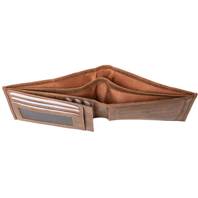 Lightpak Geldbörse Querformat Geldbörse braun Leder 10x12