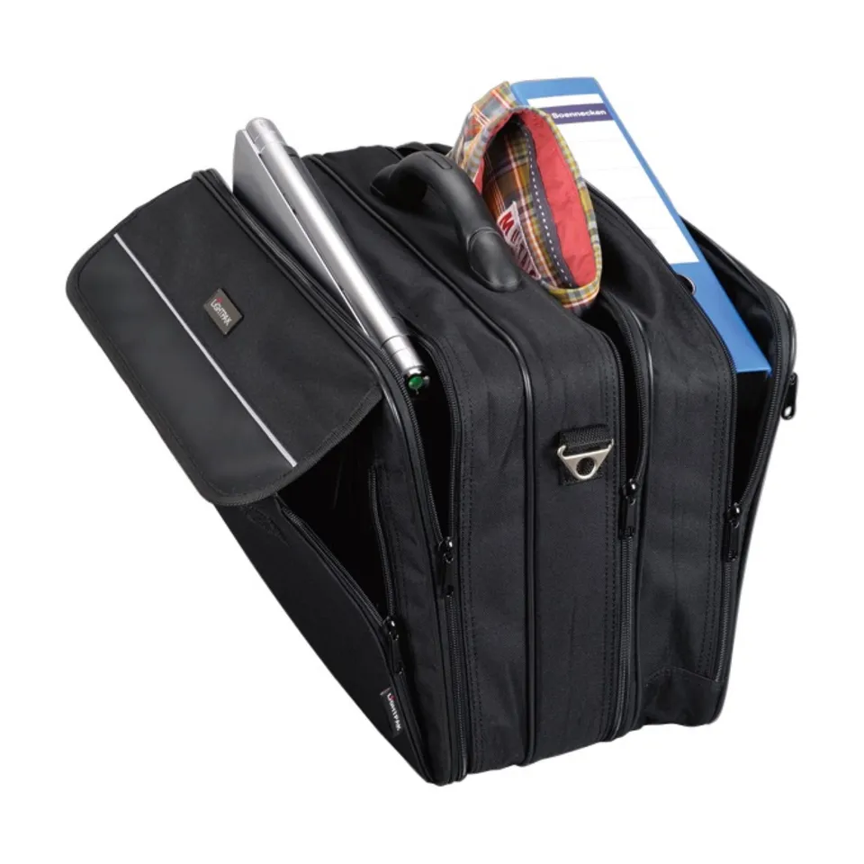 Lightpak Multifunktionstaschen CORNICHE Laptoptasche schwarz 17 Zoll