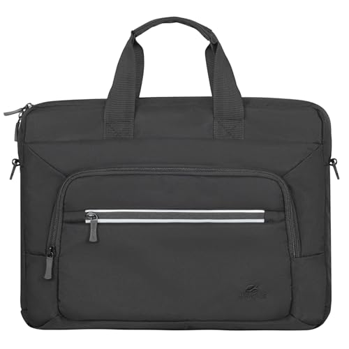 RIVACASE Borneo Laptoptasche 14 Zoll Schwarz recycelt wasserdicht