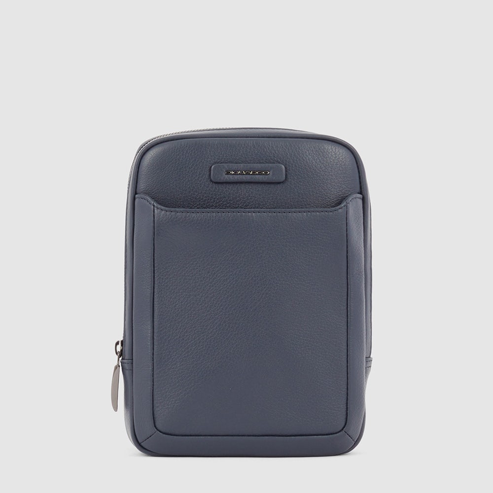 Piquadro Urban Umhängetasche Herren schwarz Leder