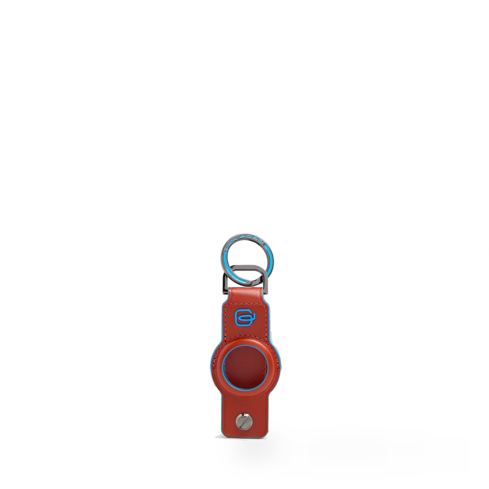 Piquadro Connequ Schlüsselanhänger Leder AirTag Blau