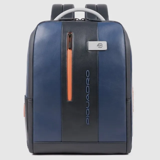 Piquadro Black Square Laptop-Rucksack 15,6 Zoll Schwarz