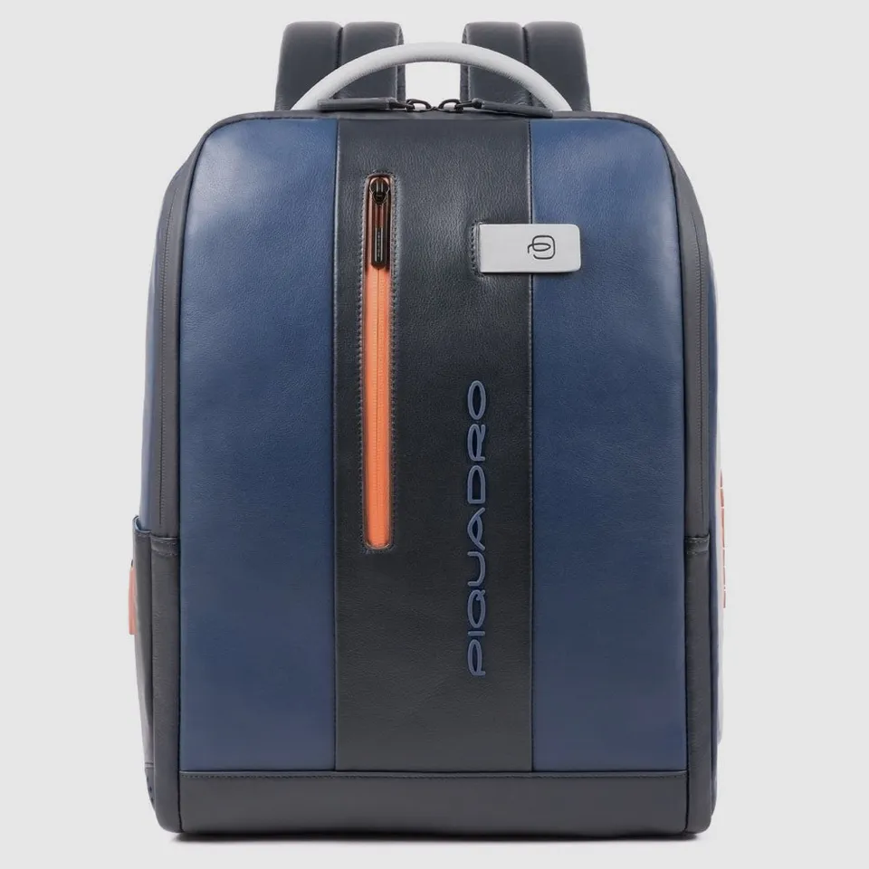 Piquadro Black Square Laptop-Rucksack 15,6 Zoll Schwarz
