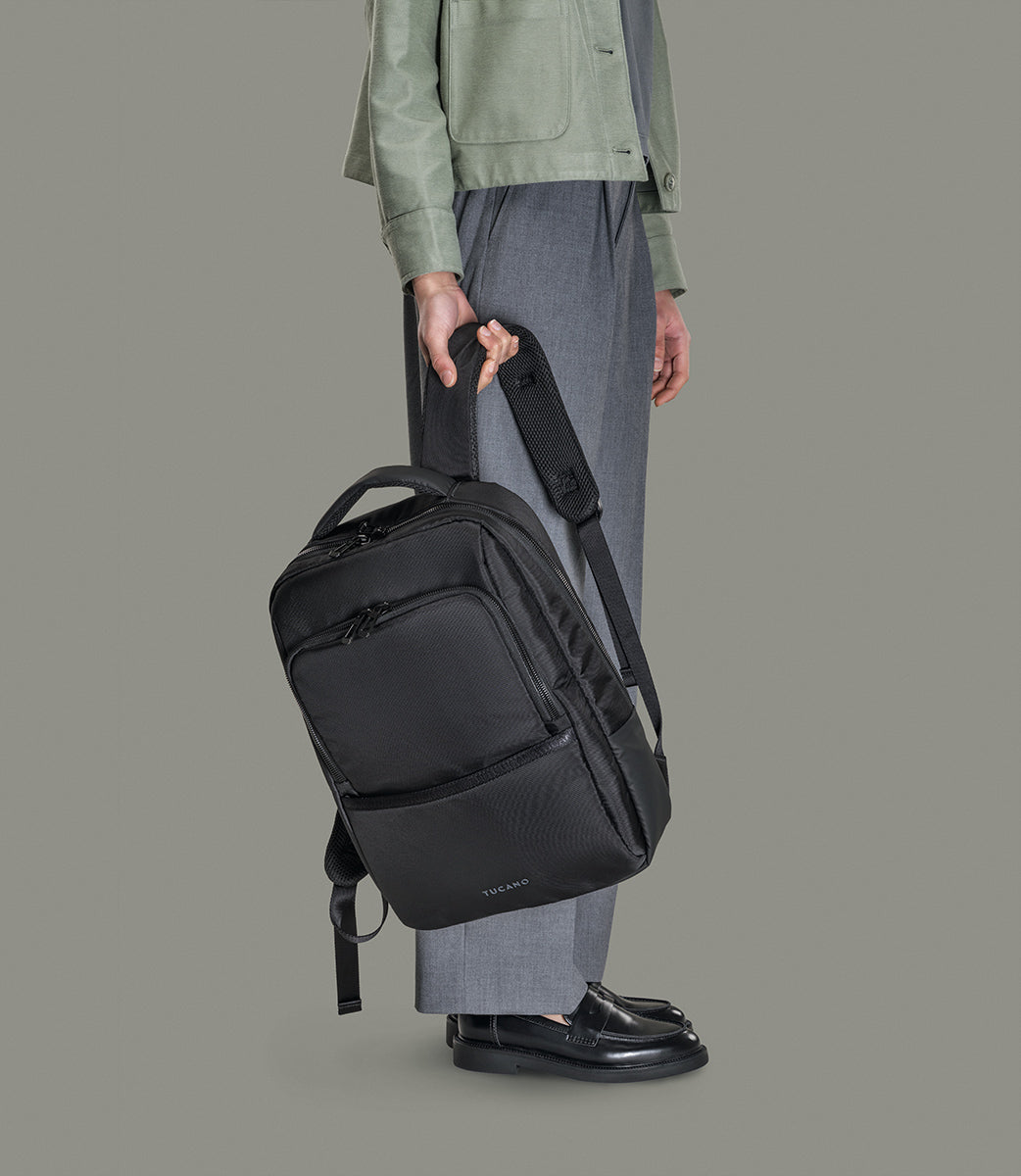 Tucano Lunar Rucksack 15,6 Zoll Schwarz Laptoprucksack Trolley
