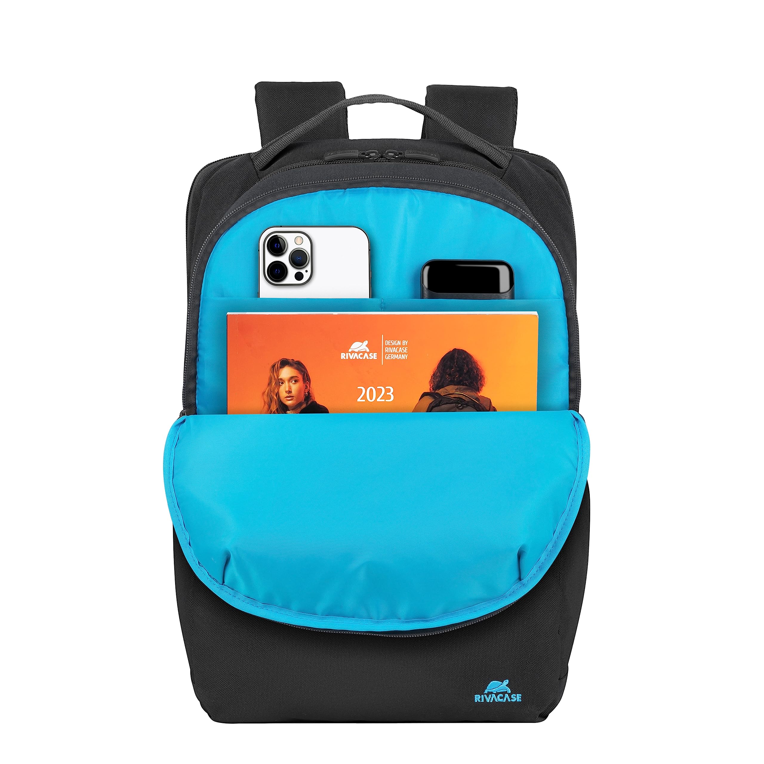 RIVACASE Cardiff Laptop Rucksack 15,6 Zoll 24L Schwarz