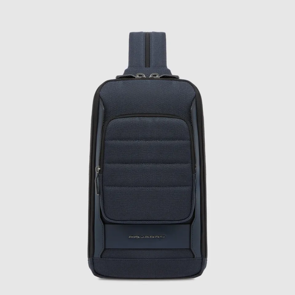 Piquadro Urban Sling-Bag Herren iPad mini Leder schwarz