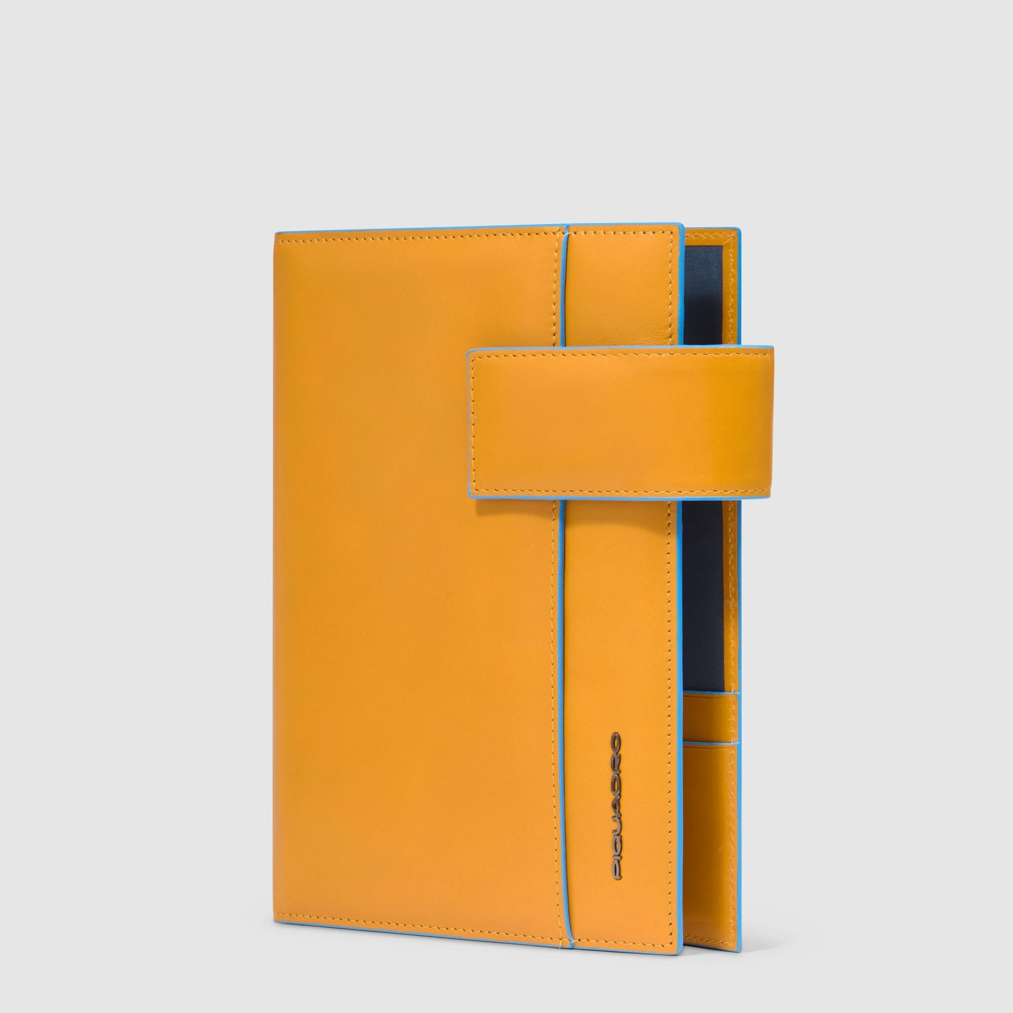Piquadro Blue Square Organizer Leder Agenda mit Stifthalter