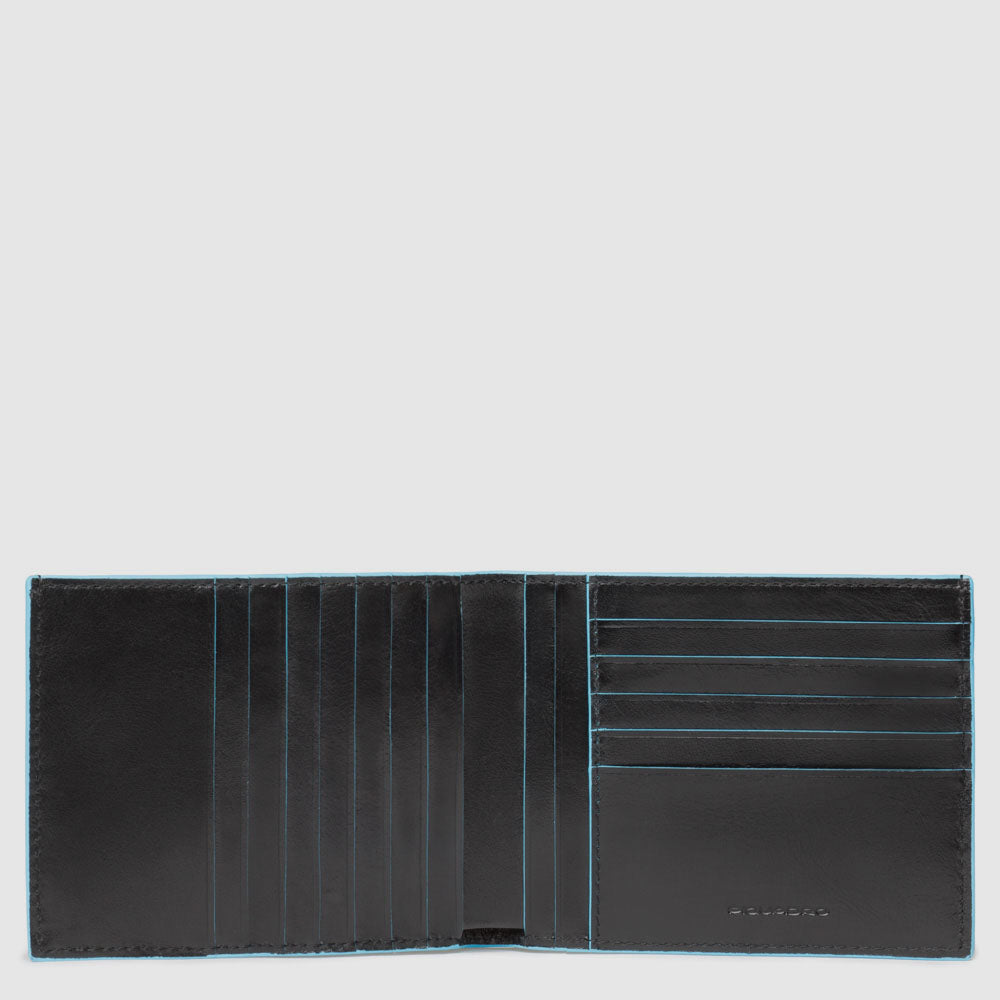 Piquadro Black Square Geldbörse Herren Leder RFID Braun