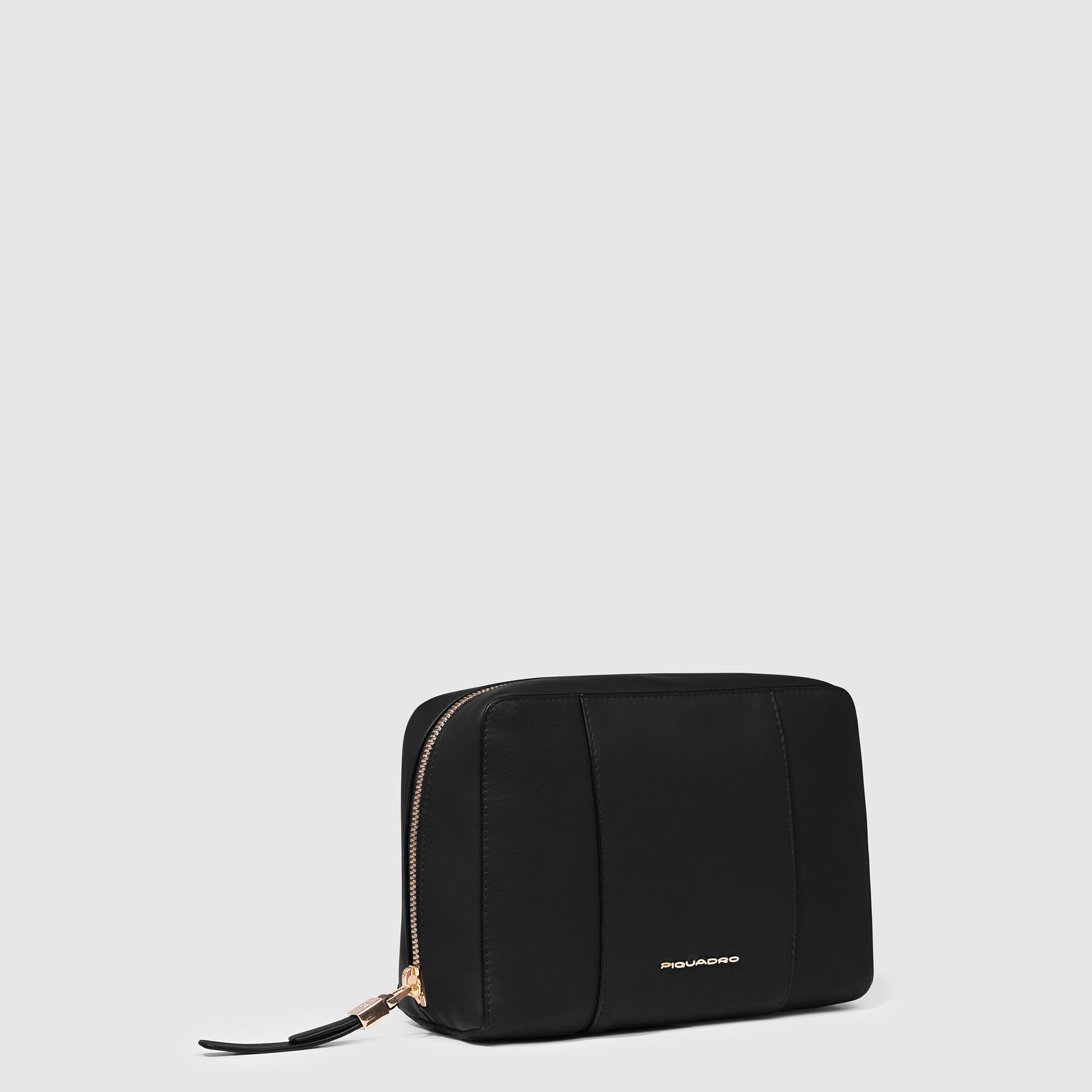 Piquadro PQ-Light Beauty-Case Leder Kosmetiktasche Damen
