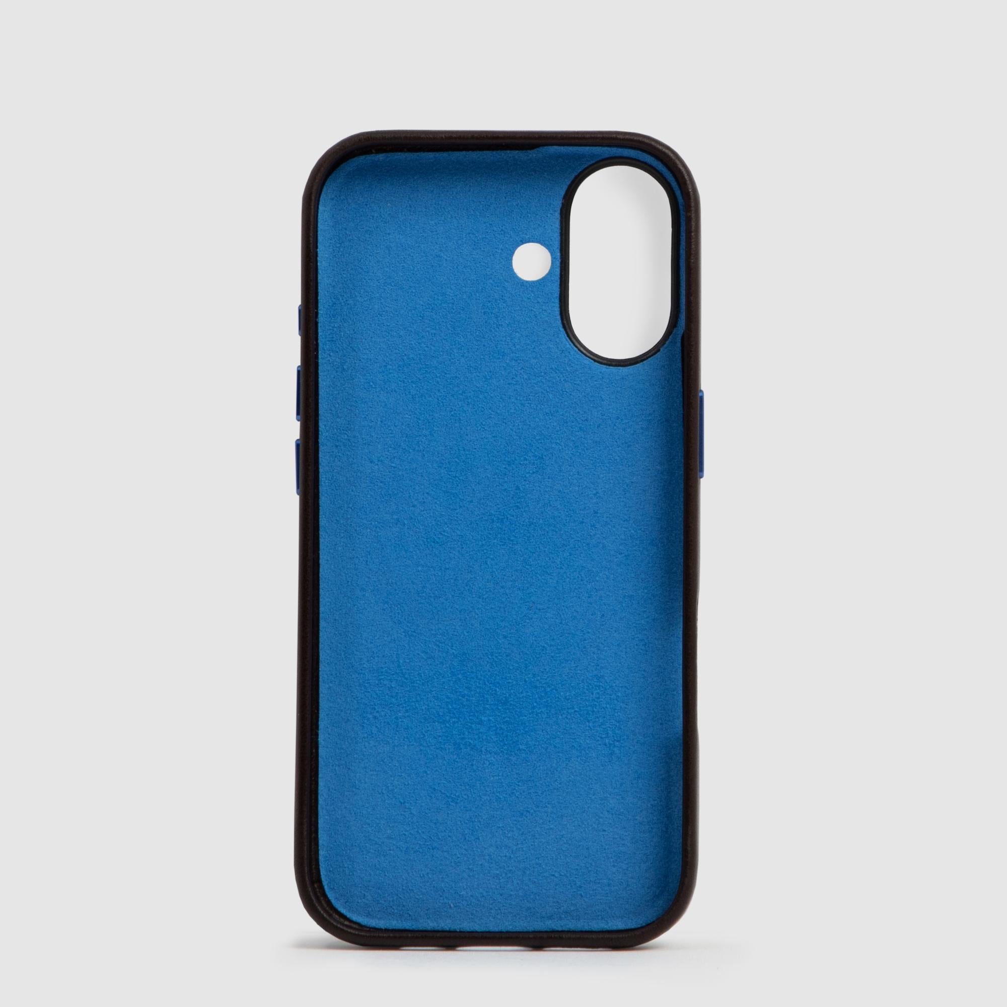Piquadro BagMotic iPhone 17 Handyhülle Leder MagSafe Rot