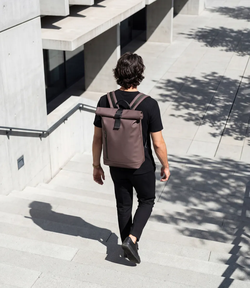 Tucano Gommo Rolltop Rucksack 15,6 Zoll Schwarz Wasserdicht