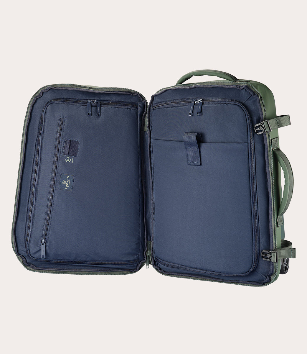 Tucano Tugò Dry Trolley Handgepäck Schwarz wasserabweisend