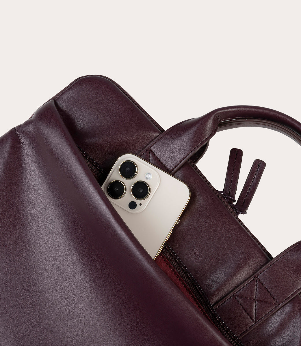 Tucano Isotta Laptoptasche 14 Zoll Rosa Kunstleder slim