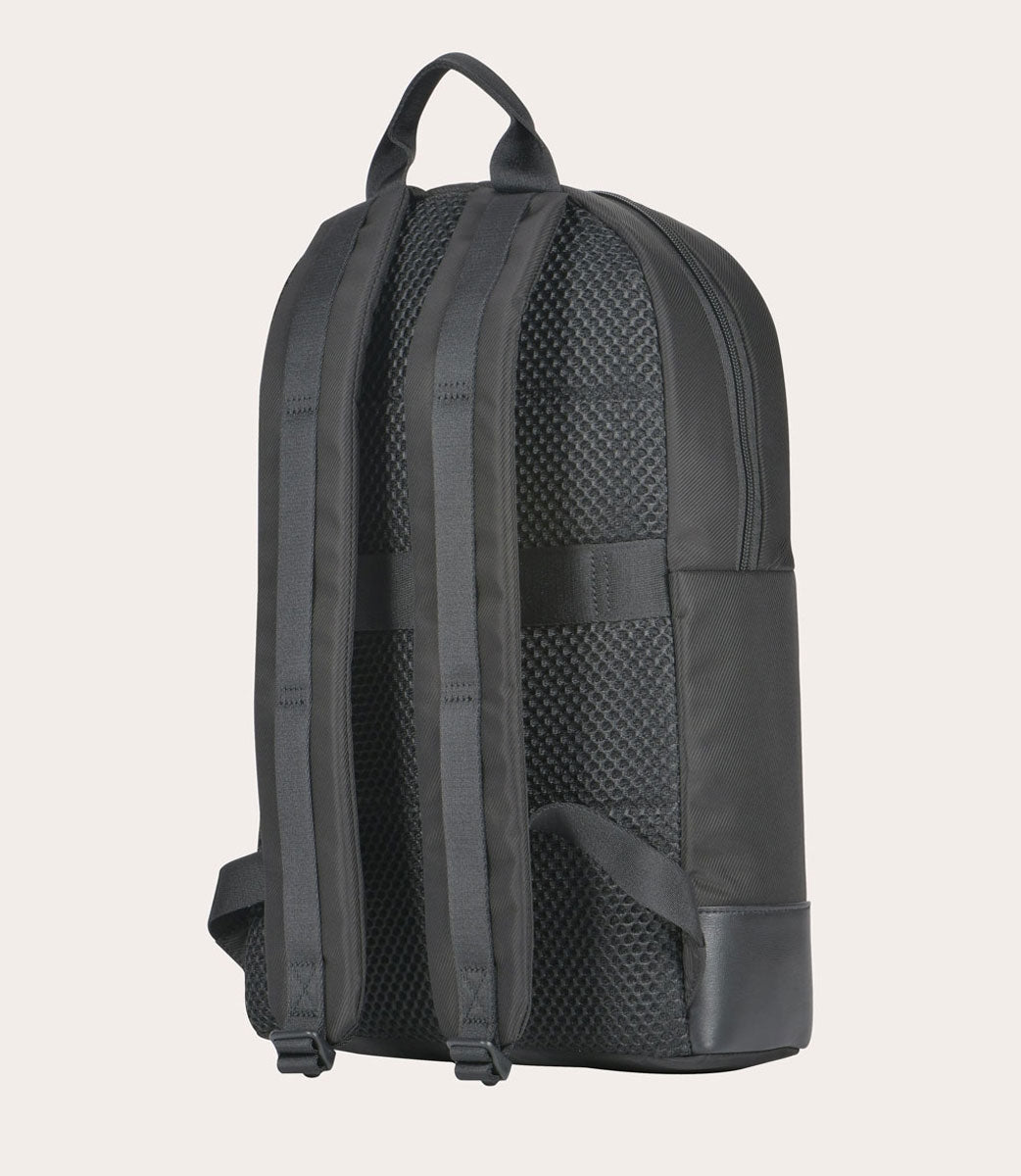 Tucano Fine Rucksack 15,6 Zoll Schwarz Laptopfach Leder