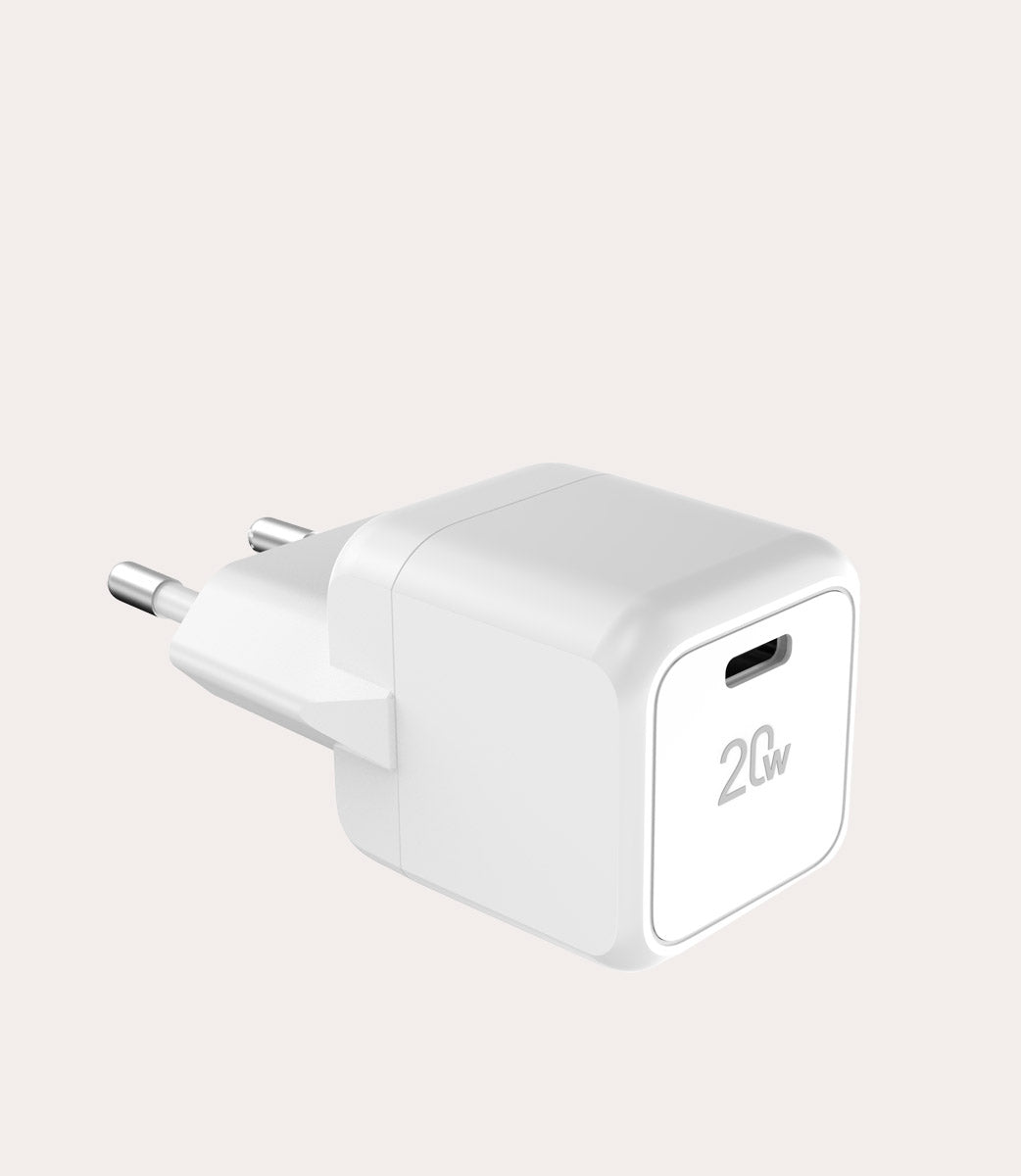 Tucano USB-C Ladegerät 20W GaN weiß Power Delivery