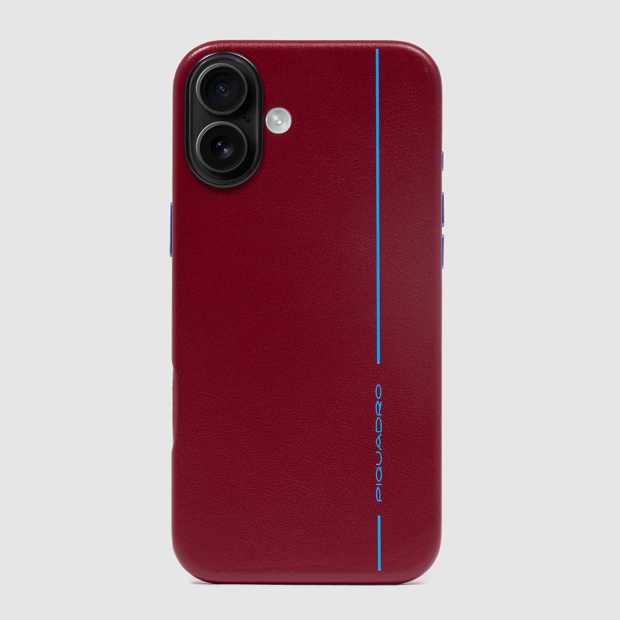 Piquadro Connequ iPhone 16 Plus Hülle Leder Braun