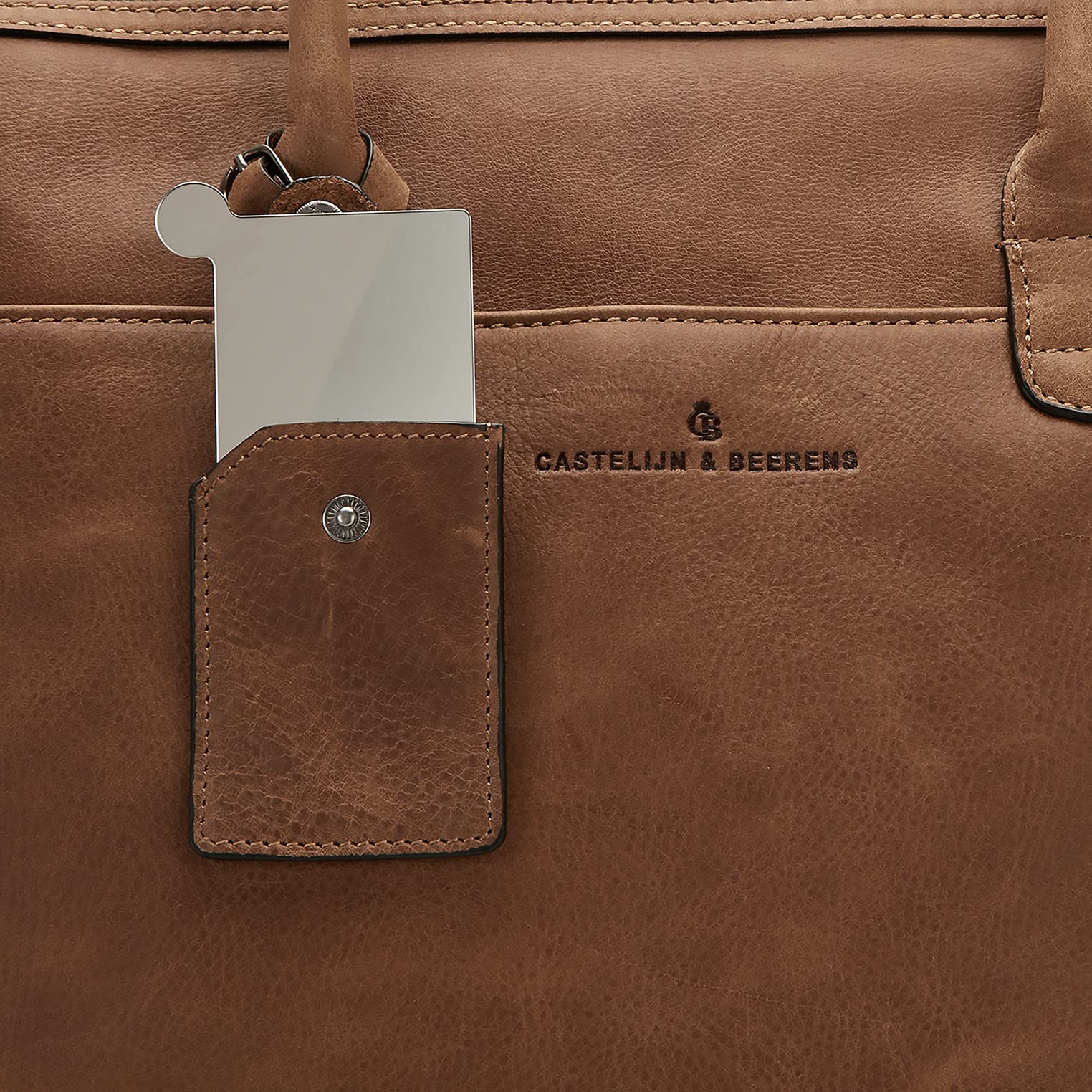 Castelijn & Beerens Firenze 729761 Laptoptasche 15,6" Cognac Leder RFID