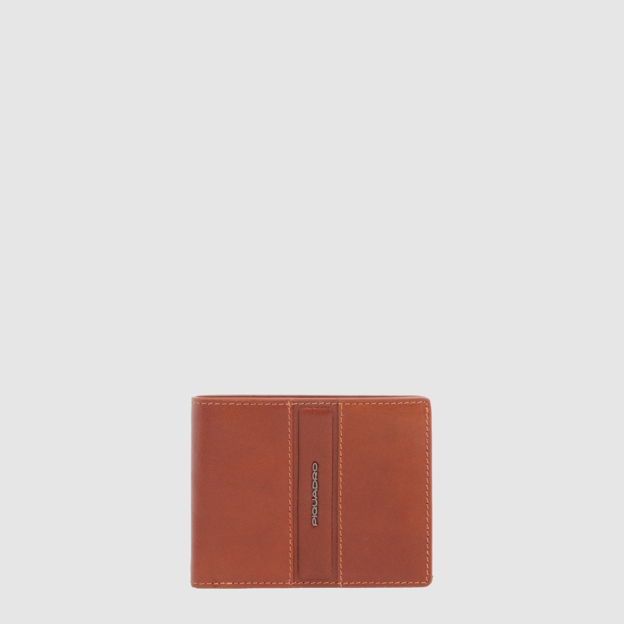 Piquadro Blue Square Herren-Geldbörse Leder Schwarz Münzfach