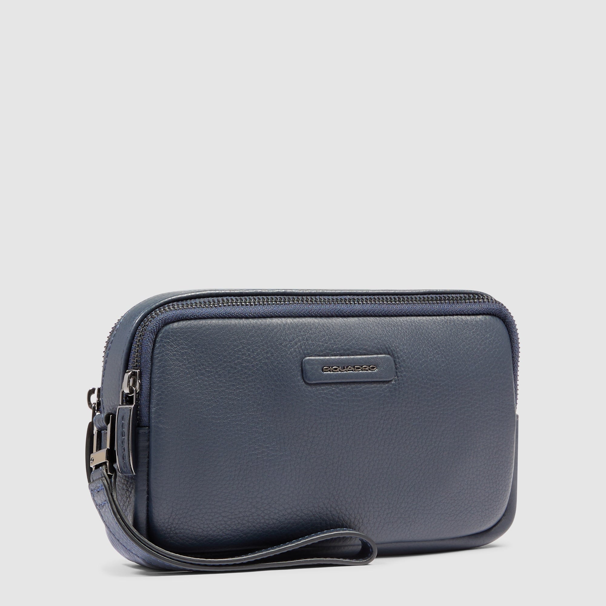 Piquadro Modus Pochette Herren Leder Schwarz 2 Fächer